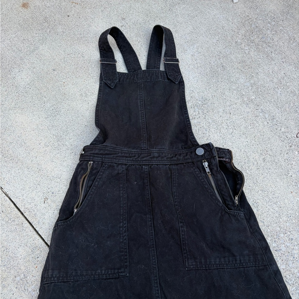Urban Outfitters vintage Black Denim Overall Skirt